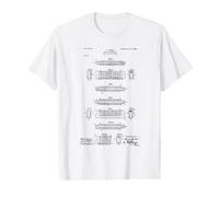 Graphique de Brevet Vintage Harmonica T-Shirt Graphique avec Valeur