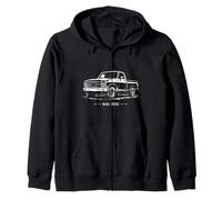 Graphique de Camion Vintage en Mode Transport Sweat à Capuche