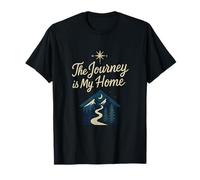 Graphique de Camping et de randonnée The Journey is My Home T-Shirt