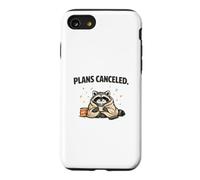 Graphique de canapé café-lit annulé Funny Raccoon Plans Coque pour iPhone SE (2020) / 7/8