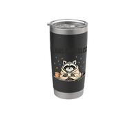 Graphique de canapé café-lit annulé Funny Raccoon Plans Gobelet isotherme en acier inoxydable double paroi