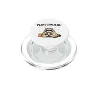 Graphique de canapé café-lit annulé Funny Raccoon Plans PopSockets PopGrip pour MagSafe