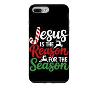 Graphique de Citation Jesus is The Reason Faith pour la Saison chrétienne Coque pour iPhone 7 Plus/8 Plus