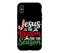 Graphique de Citation Jesus is The Reason Faith pour la Saison chrétienne Coque pour iPhone X/XS