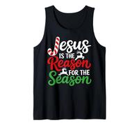 Graphique de Citation Jesus is The Reason Faith pour la Saison chrétienne Débardeur