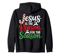Graphique de Citation Jesus is The Reason Faith pour la Saison chrétienne Sweat à Capuche