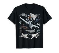 Graphique de Combattants furtifs supersoniques à Jets Multiples T-Shirt Graphique avec Valeur