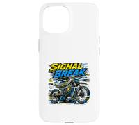 Graphique de Conduite électrique de Rupture de Signal Coque pour iPhone 15