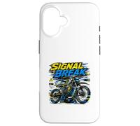 Graphique de Conduite électrique de Rupture de Signal Coque pour iPhone 16