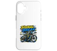 Graphique de Conduite électrique de Rupture de Signal Coque pour iPhone 16 Plus