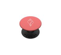 Graphique de Contour Marin de Coquille de conque Simple PopSockets PopGrip Adhésif