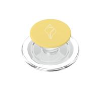 Graphique de Contour Marin de Coquille de conque Simple PopSockets PopGrip pour MagSafe