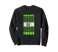 Graphique de Couleur Verte Focus on Your Money Sweatshirt