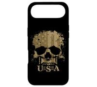 Graphique de crâne Robuste d'anniversaire des États-Unis 2026 pour Les Hommes Robustes et Courageux Coque pour iPhone Air