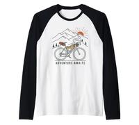 Graphique de Cyclisme de Montagne Gravel Bike Bikepacking Manche Raglan