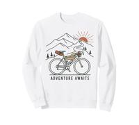 Graphique de Cyclisme de Montagne Gravel Bike Bikepacking Sweatshirt