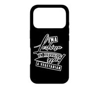 Graphique de déclaration végétarienne du Verseau lesbien Coque pour iPhone 17 Pro