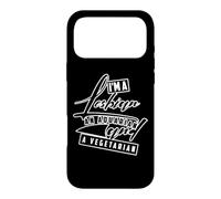Graphique de déclaration végétarienne du Verseau lesbien Coque pour iPhone 17 Pro Max