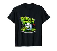 Graphique de Dessin animé « Bite The Green » prêt à Imprimer T-Shirt