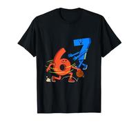 Graphique de Dessin animé de Basket-Ball Funny Six Seven 67 T-Shirt