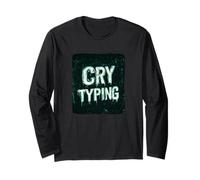 Graphique de Discours Pretty Cry Typing Manche Longue