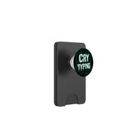 Graphique de Discours Pretty Cry Typing PopSockets PopWallet pour MagSafe
