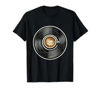 Graphique de Disque Vinyle café pour Les Amateurs de Musique DJ T-Shirt