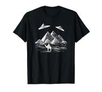 Graphique de Divulgation d'histoire d'Alien sur Les Pyramides d'Égypte UAP T-Shirt