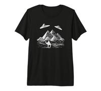 Graphique de Divulgation d'histoire d'Alien sur Les Pyramides d'Égypte UAP T-Shirt Haut de Gamme