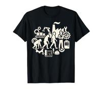 Graphique de Fabrication d'ingénieur Industriel Evolution T-Shirt
