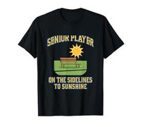 Graphique de football humoristique pour la retraite des joueurs seniors T-Shirt