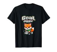 Graphique de Football Kawaii Chibi Fox T-Shirt