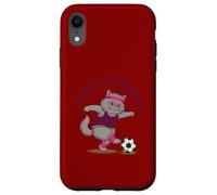 Graphique de Football You've Got to Be Kicking Me Cat Coque pour iPhone XR