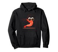 Graphique de Fruits de mer de crevettes Cool avec Lunettes de Soleil Sweat à Capuche
