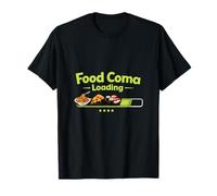 Graphique de jauge de Cuisson de Chargement de Coma Alimentaire T-Shirt
