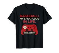 Graphique de Jeu Baseball My Cheat Code in Life T-Shirt
