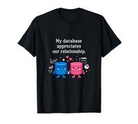 Graphique de Jeu de Mots de Base de données relationnelles Entre Les Sciences des T-Shirt