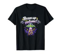Graphique de Jeu de Mots de karaoké UFO Beam Up The Volume T-Shirt