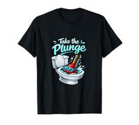 Graphique de Jeu de Mots de Plombier Take The Plunge T-Shirt