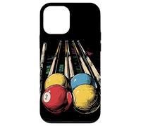 Graphique de la boule de billard et de la queue de billard Coque pour iPhone 12 mini