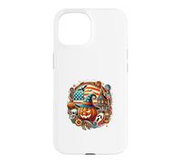 Graphique de la Culture américaine Esprit d'halloween - S28 Coque pour iPhone 15