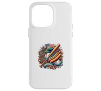 Graphique de la Culture de l'esprit du Baseball américain - S28 Coque pour iPhone 14 Pro Max