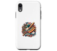 Graphique de la Culture de l'esprit du Baseball américain - S28 Coque pour iPhone XR