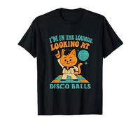 Graphique de la culture pop des années 70, parodie de Disco Kitty Lounge T-Shirt