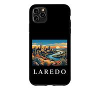 Graphique de la Ligne d'horizon de la rivière du désert de Laredo au Texas Coque pour iPhone 11 Pro Max