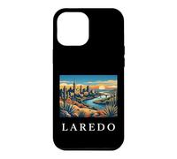 Graphique de la Ligne d'horizon de la rivière du désert de Laredo au Texas Coque pour iPhone 12 Pro Max