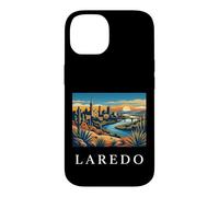 Graphique de la Ligne d'horizon de la rivière du désert de Laredo au Texas Coque pour iPhone 14