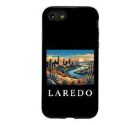 Graphique de la Ligne d'horizon de la rivière du désert de Laredo au Texas Coque pour iPhone SE (2020) / 7/8