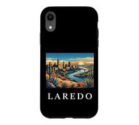 Graphique de la Ligne d'horizon de la rivière du désert de Laredo au Texas Coque pour iPhone XR