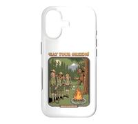 Graphique de la Nature Humoristique Eat Your Greens Bigfoot Camping Coque pour iPhone 17